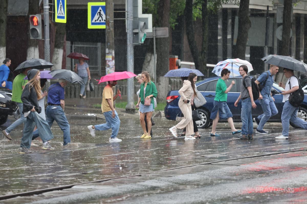 Ливни ожидаются в Нижегородской области в первую половину дня 9 июня